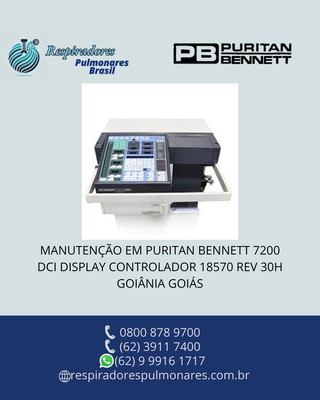 MANUTENÇÃO-EM-RESPIRADORES-PULMONARES-PURITAN-BENNT-GOAINIA-GOIAS